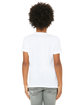 Bella + Canvas Youth CVC Jersey T-Shirt SOLID WHT BLEND ModelBack