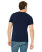 Bella + Canvas Unisex Jersey Short-Sleeve V-Neck T-Shirt NAVY ModelBack