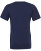 Bella + Canvas Unisex Jersey Short-Sleeve V-Neck T-Shirt NAVY FlatBack