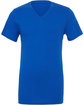 Bella + Canvas Unisex Jersey Short-Sleeve V-Neck T-Shirt TRUE ROYAL FlatFront