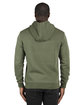 Threadfast Unisex Ultimate Fleece Pullover Hooded Sweatshirt ARMY ModelBack