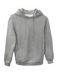 Threadfast Unisex Ultimate Fleece Pullover Hooded Sweatshirt HEATHER GREY OFFront