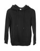 Threadfast Unisex Ultimate Fleece Pullover Hooded Sweatshirt BLACK OFFront