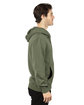 Threadfast Unisex Ultimate Fleece Full-Zip Hooded Sweatshirt ARMY ModelSide