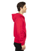 Threadfast Unisex Ultimate Fleece Full-Zip Hooded Sweatshirt RED ModelSide
