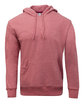 Threadfast Unisex Triblend French Terry Hoodie CARDINAL HEATHER OFFront