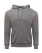 Threadfast Unisex Triblend French Terry Hoodie CHARCOAL HEATHER OFFront