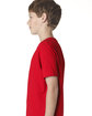 Next Level Youth Boys’ Cotton Crew RED ModelSide