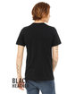 Bella + Canvas Unisex Triblend T-Shirt BLK HTHR TRIBLND ModelBack