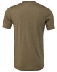 Bella + Canvas Unisex Triblend T-Shirt OLIVE TRIBLEND FlatBack
