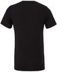 Bella + Canvas Unisex Triblend T-Shirt SOLID BLK TRBLND FlatBack
