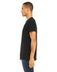Bella + Canvas Unisex Triblend T-Shirt SOLID BLK TRBLND ModelSide