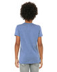 Bella + Canvas Youth Triblend Short-Sleeve T-Shirt BLUE TRIBLEND ModelBack