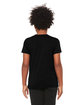 Bella + Canvas Youth Triblend Short-Sleeve T-Shirt SOLID BLK TRBLND ModelBack