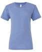 Bella + Canvas Youth Triblend Short-Sleeve T-Shirt BLUE TRIBLEND FlatFront