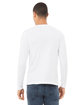 Bella + Canvas Unisex Jersey Long-Sleeve T-Shirt WHITE ModelBack
