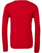 Bella + Canvas Unisex Jersey Long-Sleeve T-Shirt RED FlatBack