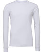 Bella + Canvas Unisex Jersey Long-Sleeve T-Shirt WHITE FlatFront