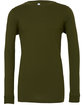 Bella + Canvas Unisex Jersey Long-Sleeve T-Shirt OLIVE OFFront