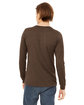 Bella + Canvas Unisex CVC Jersey Long-Sleeve T-Shirt HEATHER BROWN ModelBack