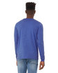 Bella + Canvas Unisex CVC Jersey Long-Sleeve T-Shirt HEATHER TRUE ROY ModelBack