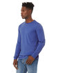 Bella + Canvas Unisex CVC Jersey Long-Sleeve T-Shirt HEATHER TRUE ROY ModelQrt