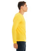 Bella + Canvas Unisex CVC Jersey Long-Sleeve T-Shirt HTHR YLLOW GOLD ModelSide