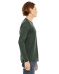 Bella + Canvas Unisex CVC Jersey Long-Sleeve T-Shirt HEATHER FOREST ModelSide