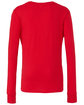 Bella + Canvas Youth Jersey Long-Sleeve T-Shirt RED OFBack
