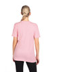 Next Level Unisex Cotton T-Shirt LIGHT PINK ModelBack