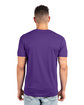 Next Level Unisex Cotton T-Shirt PURPLE RUSH ModelBack