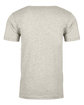 Next Level Apparel Unisex Cotton T-Shirt OATMEAL OFBack