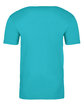 Next Level Unisex Cotton T-Shirt TAHITI BLUE OFBack