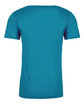 Next Level Unisex Cotton T-Shirt TURQUOISE OFBack