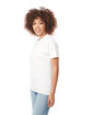 Next Level Apparel Unisex Cotton T-Shirt WHITE ModelSide