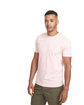 Next Level Unisex Cotton T-Shirt LIGHT PINK ModelSide
