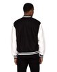 Threadfast Unisex Legend Jacket BLACK/ WHITE ModelBack
