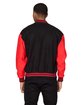 Threadfast Unisex Legend Jacket BLACK/ RED ModelBack