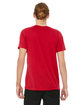 Bella + Canvas Unisex Poly-Cotton Short-Sleeve T-Shirt RED ModelBack