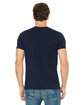 Bella + Canvas Unisex Poly-Cotton Short-Sleeve T-Shirt NAVY ModelBack