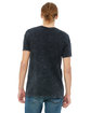 Bella + Canvas Unisex Poly-Cotton Short-Sleeve T-Shirt BLK MINERAL WASH ModelBack