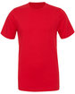 Bella + Canvas Unisex Poly-Cotton Short-Sleeve T-Shirt RED OFFront