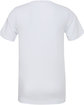Bella + Canvas Unisex Poly-Cotton Short-Sleeve T-Shirt WHITE OFBack