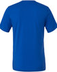Bella + Canvas Unisex Poly-Cotton Short-Sleeve T-Shirt TRUE ROYAL OFBack