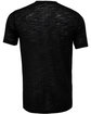 Bella + Canvas Unisex Poly-Cotton Short-Sleeve T-Shirt SOLID BLACK SLUB OFBack
