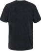 Bella + Canvas Unisex Poly-Cotton Short-Sleeve T-Shirt BLK MINERAL WASH OFBack
