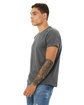 Bella + Canvas Unisex Poly-Cotton Short-Sleeve T-Shirt ASPHALT ModelQrt