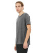 Bella + Canvas Unisex Poly-Cotton Short-Sleeve T-Shirt ASPHALT SLUB ModelQrt