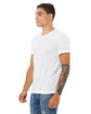 Bella + Canvas Unisex Poly-Cotton Short-Sleeve T-Shirt WHITE SLUB ModelQrt