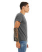 Bella + Canvas Unisex Poly-Cotton Short-Sleeve T-Shirt ASPHALT ModelSide